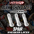 Premium Shoe Laces BULK for DUNKS, AF1, AIR Jordan 1 2 3-BULK SHOE LACES