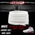 Retro 5 Fire Red Shoe Laces Spotted Splatter Cement , AJ 5 FIRE RED SHOE LACES