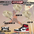 BLACK TOE Shoe Laces Cement replacement for jordan 1  OG BLACK TOE LACES