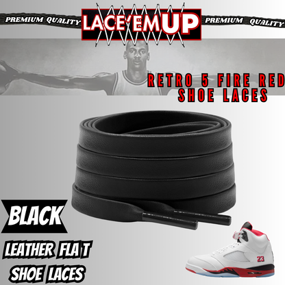 Retro 5 Fire Red Shoe Laces Spotted Splatter Cement , AJ 5 FIRE RED SHOE LACES
