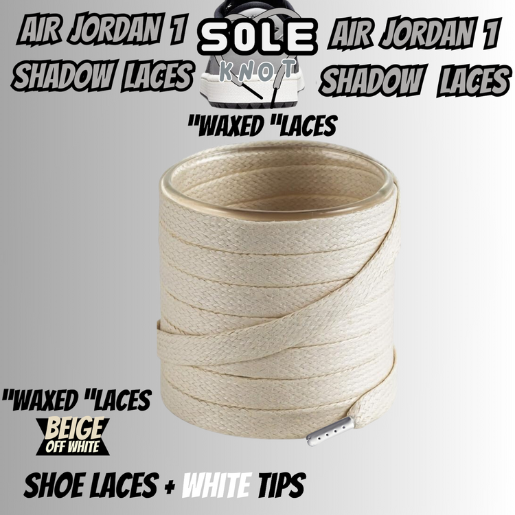 PREMIUM SHOELACES FOR  Air AJ Jordan 1 SHADOW