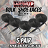 Premium Shoe Laces BULK for DUNKS, AF1, AIR Jordan 1 2 3-BULK SHOE LACES
