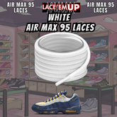Air Max 95 Obsidian and  Shoe Laces  Premium Replacement Rope Round Shoe Laces