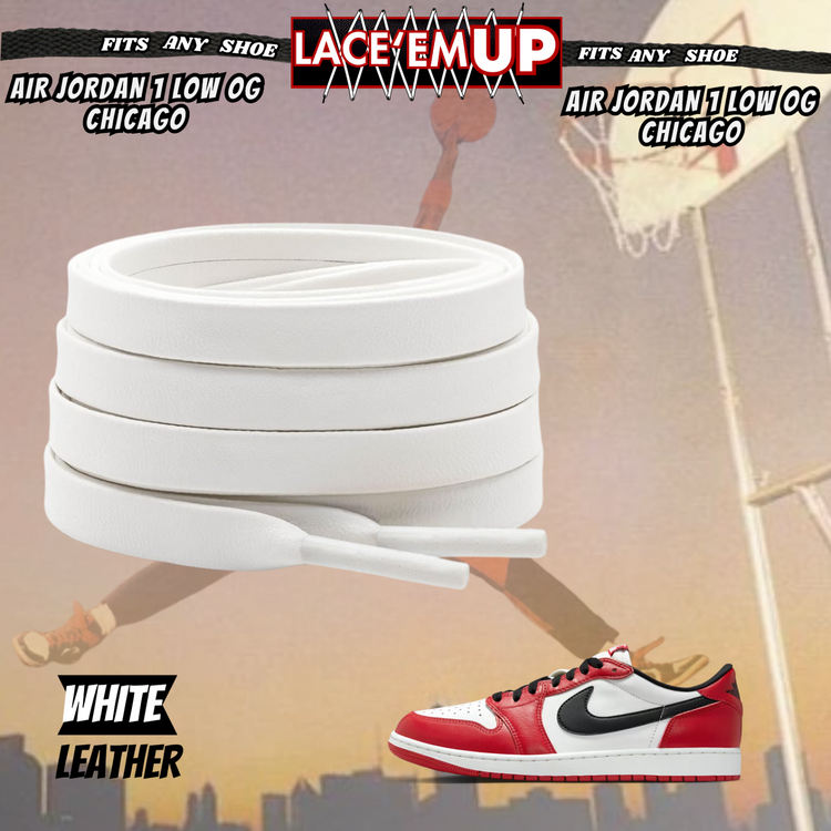Retro 1 CHICAGO Shoe Laces Cement replacement for Retro 1  OG BLACK TOE