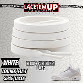 Retro 3 Pure Money Shoe Laces Spotted Splatter Cement replacement, Elephant lace