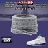 Retro 5  Grape Shoe Laces Cement replacement for AJ 5 reimagined