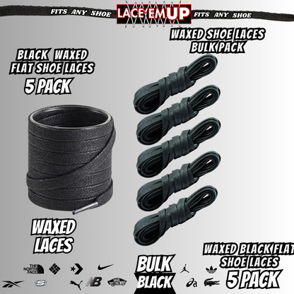 Premium Flat Shoe Laces Replacement for air Jordan 1 2 3 Air Force dunk, BULK 5