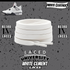 Retro 4 White Cement Laces Spotted Splatter Cement replacement-Retro 4 Shoe Lace