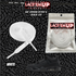 BLACK CAT Shoe Laces Spotted Splatter Cement replacement for jordan 4 black cats
