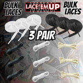 Premium Shoe Laces BULK for DUNKS, AF1, AIR Jordan 1 2 3-BULK SHOE LACES