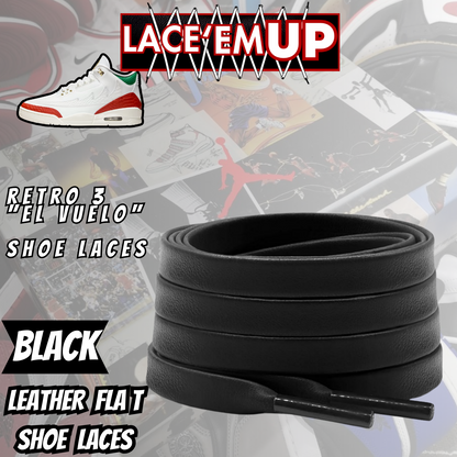 Retro 3  EL VUELO Shoe Laces Premiun replacement laces, AJ3 LACES