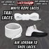 RETRO 12 TAXI AJ12 Premium Replacement Rope Round Shoe Laces