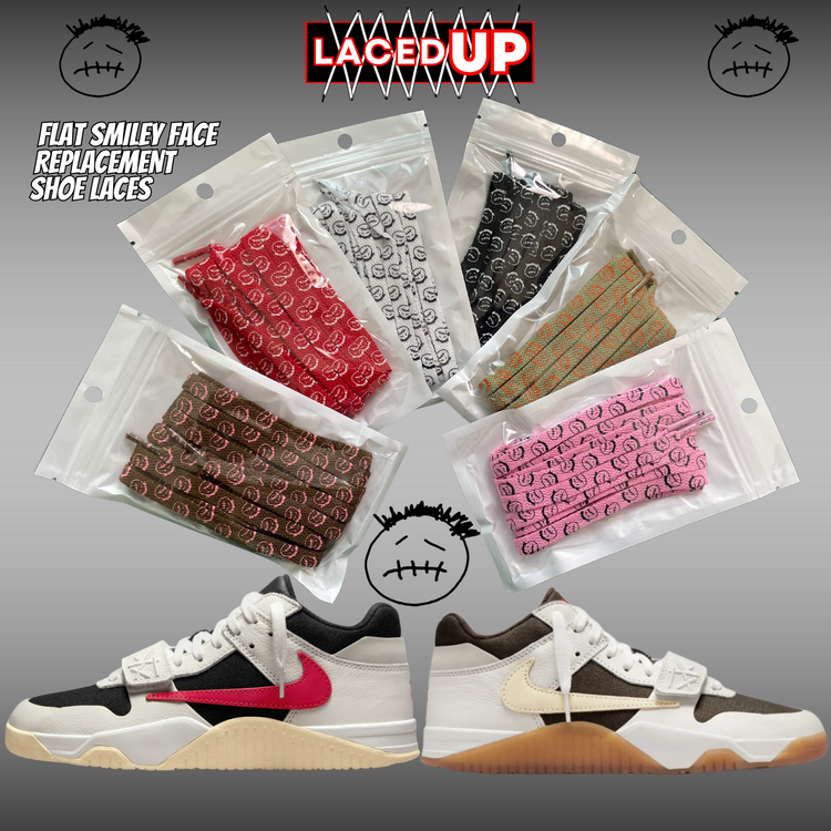 PREMIUM SHOELACES FOR  TRAVIS SCOTT CJ1 T-REXX/TR, AJ1, CACTUS JACK