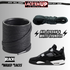 PREMIUM Shoe Laces REPLACEMENT FOR AIR JORDAN 4 THUNDER WHITE LIGHTNING