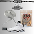 PREMIUM SHOE LACES TO MATCH AIR JORDAN 6 OREOS BLACK & WHITE,AJ CONVERSE