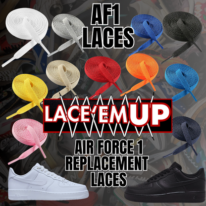 AIR FORCE 1 Shoe Laces Replacement-Premium Laces for Air Force 1's,  AF1 LACES