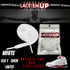 Retro 5 Fire Red Shoe Laces Spotted Splatter Cement , AJ 5 FIRE RED SHOE LACES