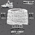 Retro 4 White Cement Laces Spotted Splatter Cement replacement-Retro 4 Shoe Lace