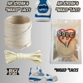 PREMIUM SHOELACES FOR For Air AJ Jordan 4 IV Industrial Military Blue