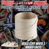 Dunk Low Phantom & Midnight navy Shoe Laces Spotted Splatter Cement replacement