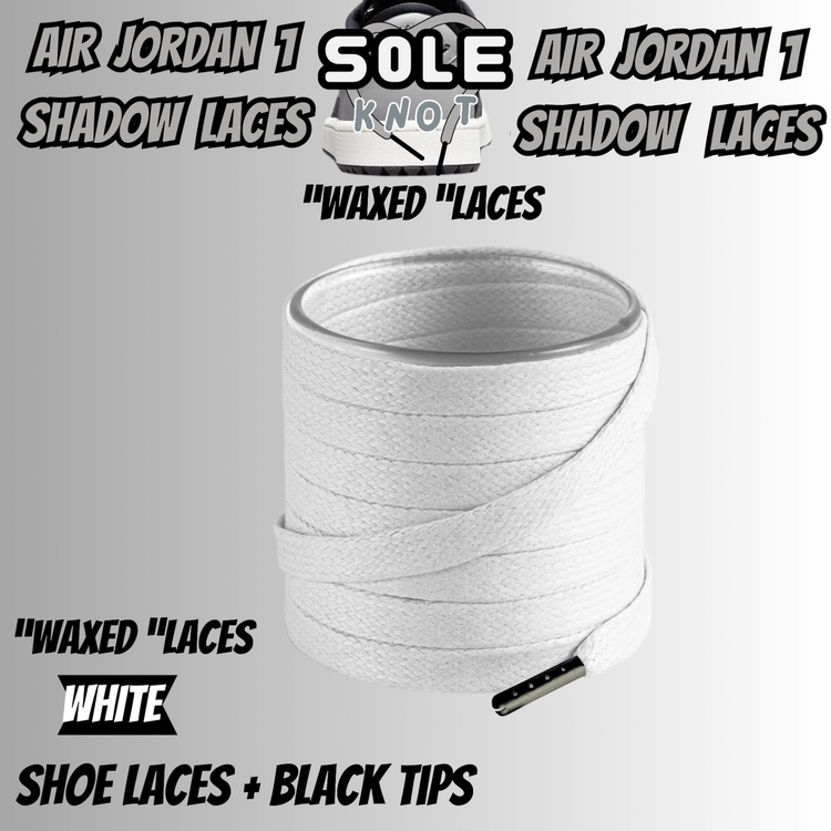 PREMIUM SHOELACES FOR  Air AJ Jordan 1 SHADOW