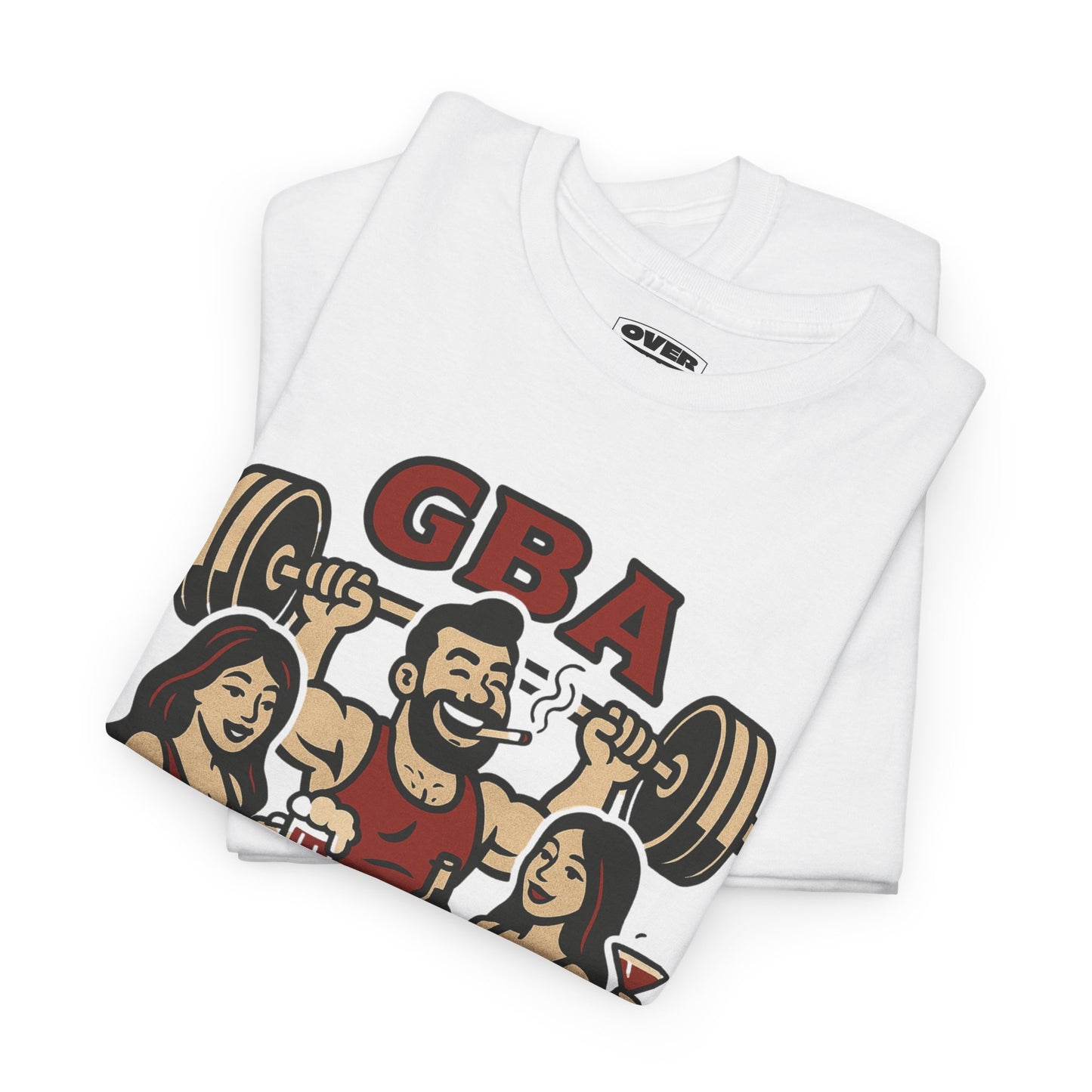 Over-Hyped GBA Gym Bro Association Tee
