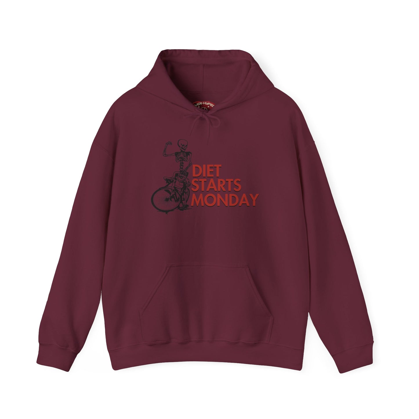 Retro 4 Brick by Brick- Diet Starts Monday Hoodie