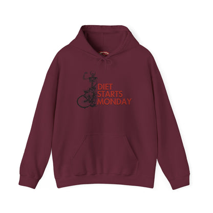 Retro 4 Brick by Brick- Diet Starts Monday Hoodie
