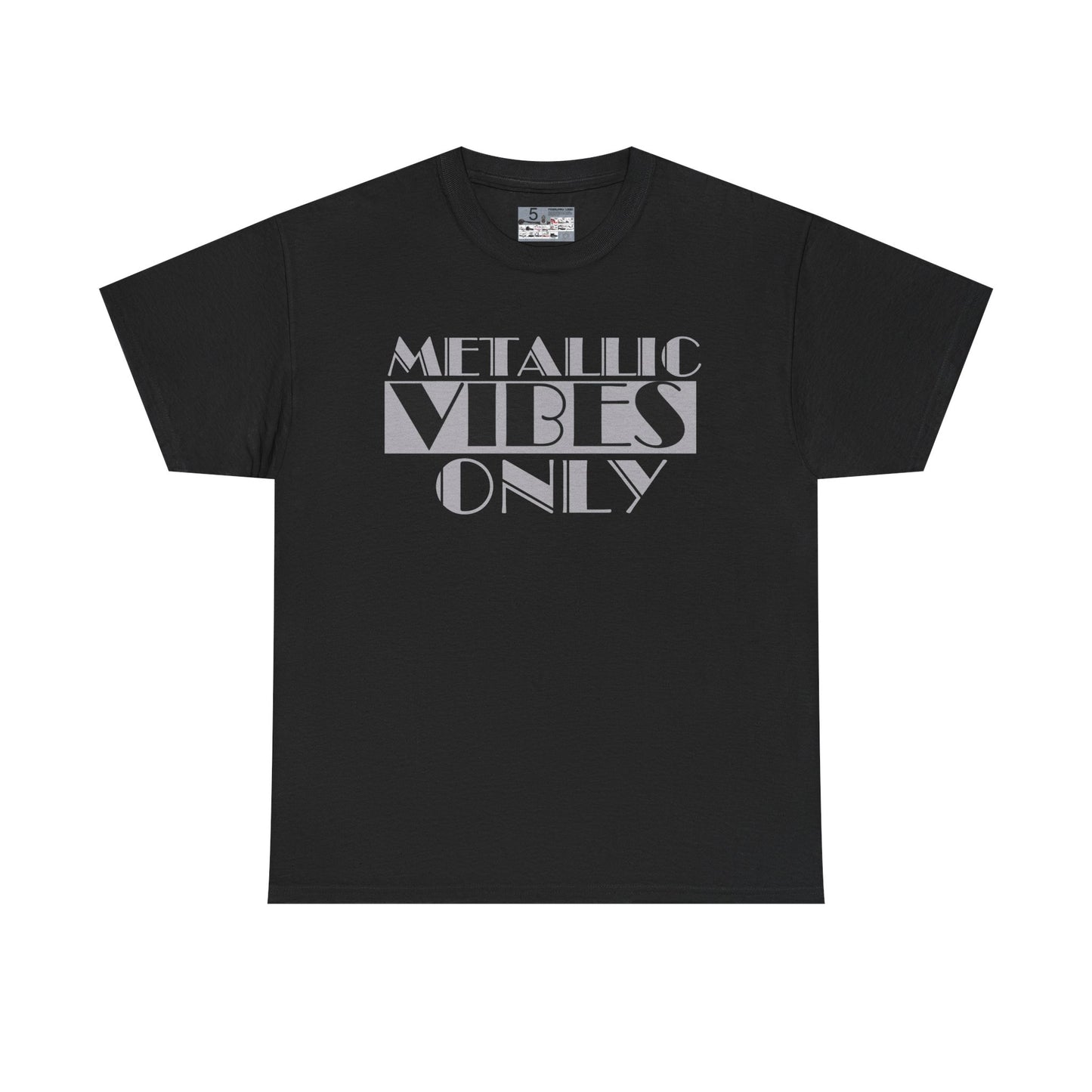 Retro 5 Black Metallic "Metallic Vibes Only" Shirt