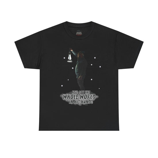 Retro 4 Black Cat Matching Tee – Over Hyped WORLD IN HIS HANDS Shirt