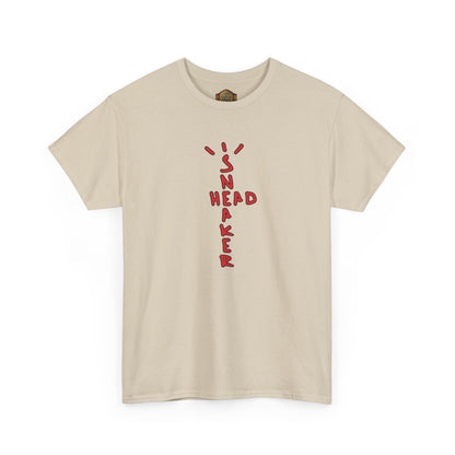 Retro 5 Fire Red "BLACK TONGUE" Shirt- SNKR HEAD CROSS
