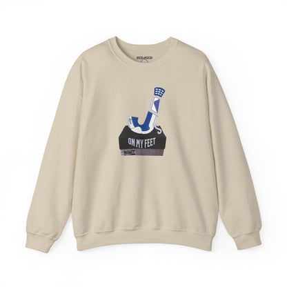 Retro 4 Industrial Blue J's On My Feet Sweatshirt