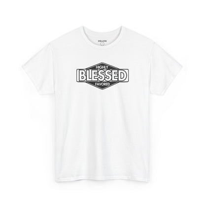 Protro 9 Halo / Retro 4 White Thunder - Blessed Highly Favored Shirt