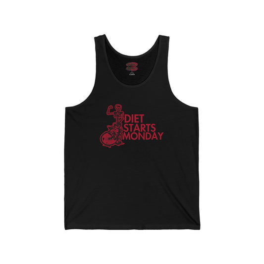 Retro 12 Flu Game Diet Starts Monday Tank - by Over-Hyped