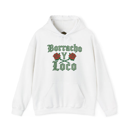 Retro 3 EL VUELO Summit White and Pine Green Hoodie - BORRACHO Y LOCO