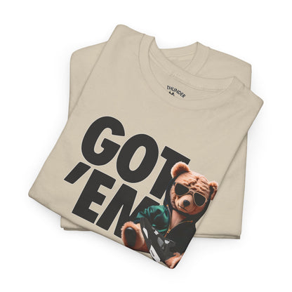 Retro 4 White Thunder Got EM Bear Shirt