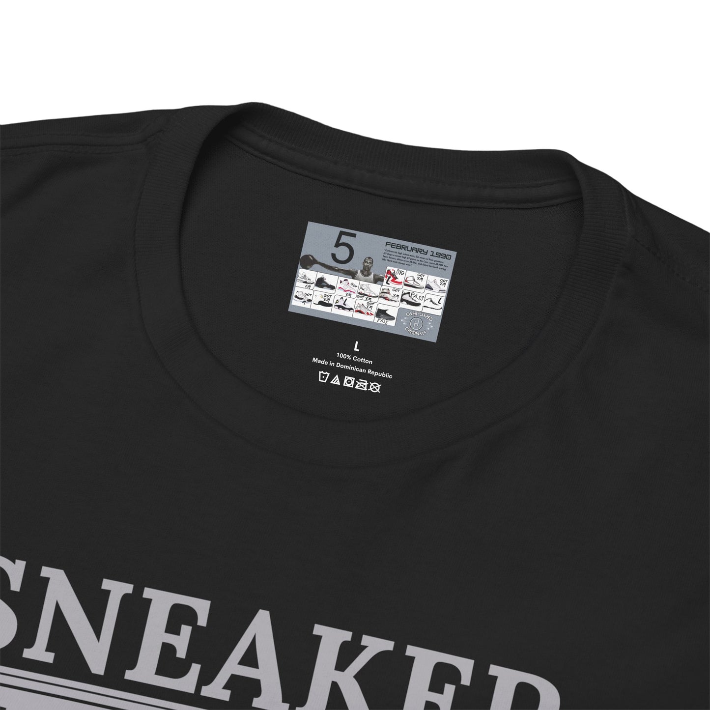 Retro 5 Black Metallic Sneaker Hall Of Fame Shirt