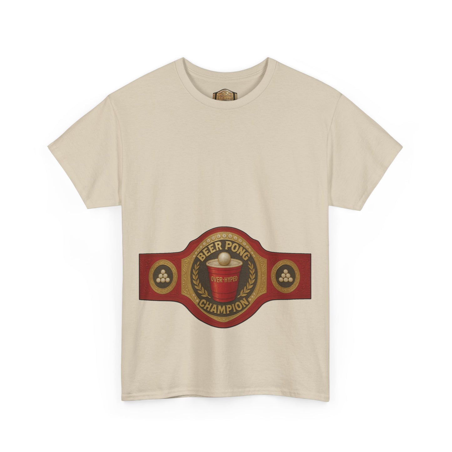 Over-Hyped Beer Pong Champion Shirt – Streetwear Gym Tee for Sneakerheads & Party Kings
