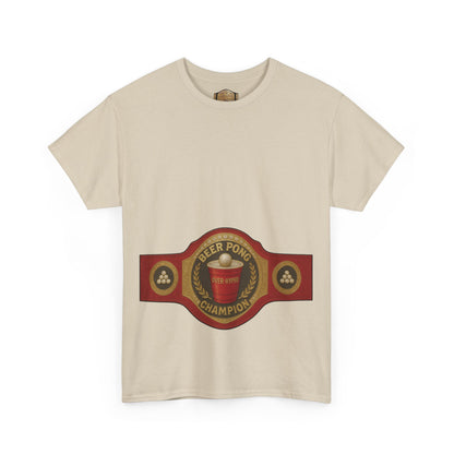 Over-Hyped Beer Pong Champion Shirt – Streetwear Gym Tee for Sneakerheads & Party Kings