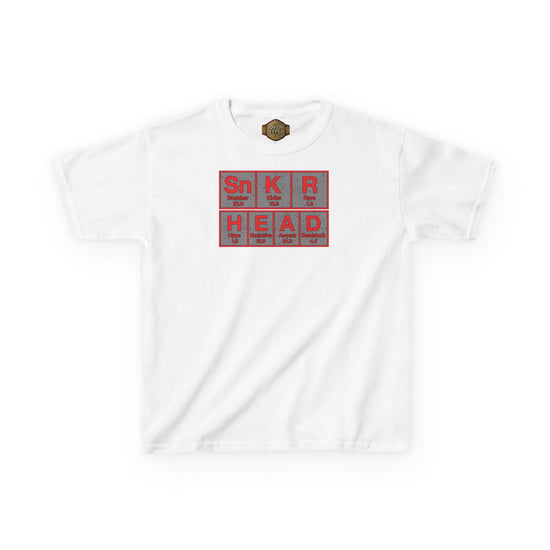 Kids Shirt To Match Retro 4  White Cement -SNKR HEAD SCIENCE SHIRT FOR KIDS