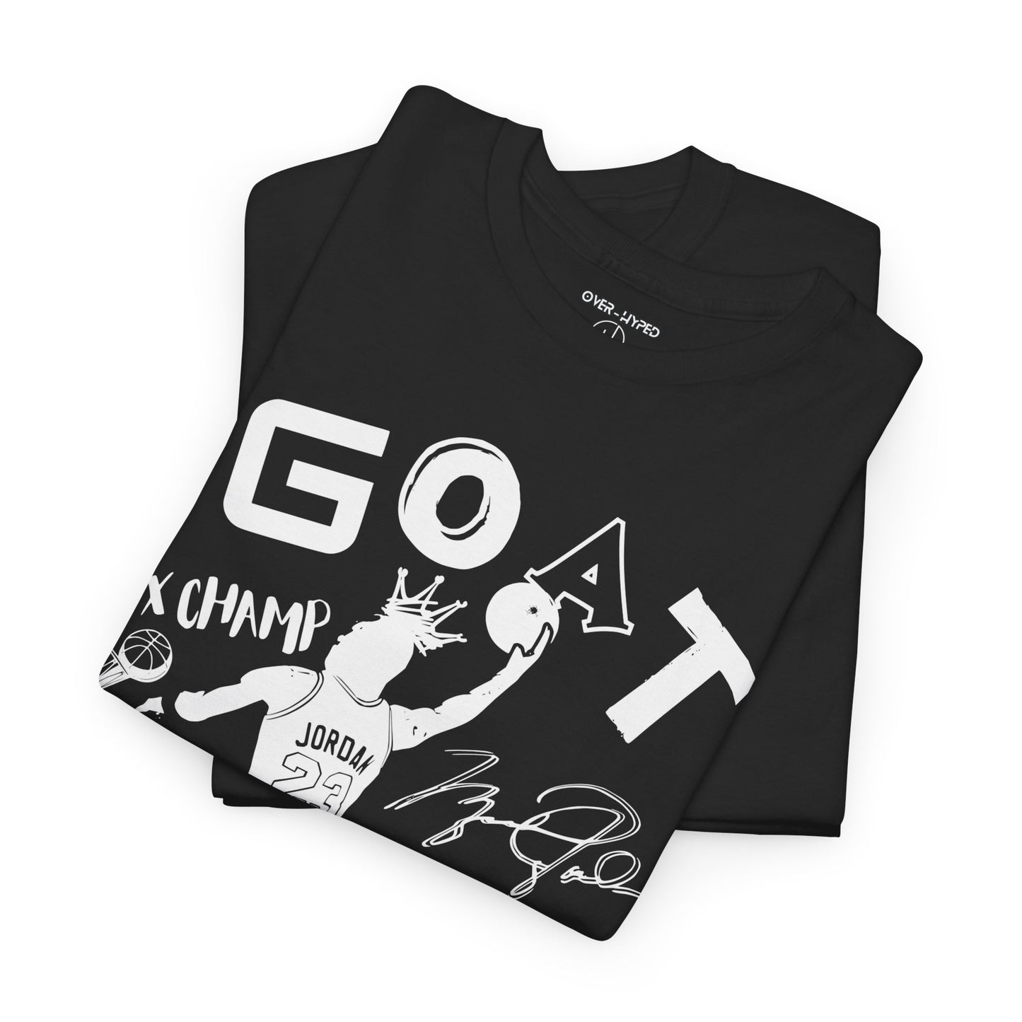 Retro 4 White Thunder G.O.A.T Shirt- White Print