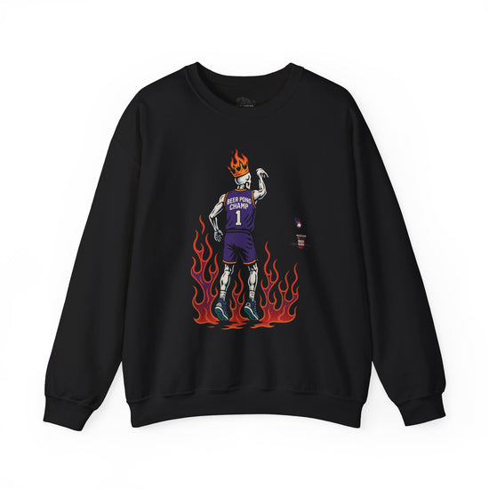 Sweater To Match Air Jordan Retro 4 Black Cat Sweatshirt  BEERPONG CHAMPION