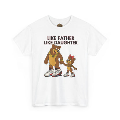 Retro 5 Fire Red "BLACK TONGUE" Shirt- LIKE FATHER LIKE DAUGHTER