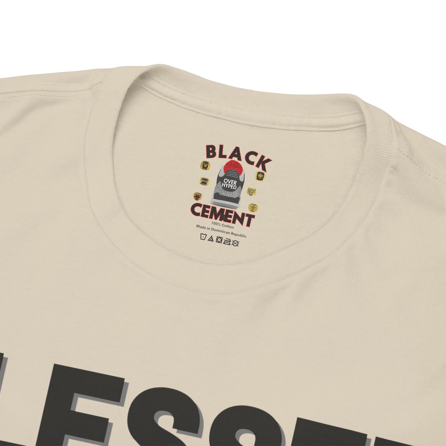 Retro 3 Black Cement/ White Cement  Blessed Shirt