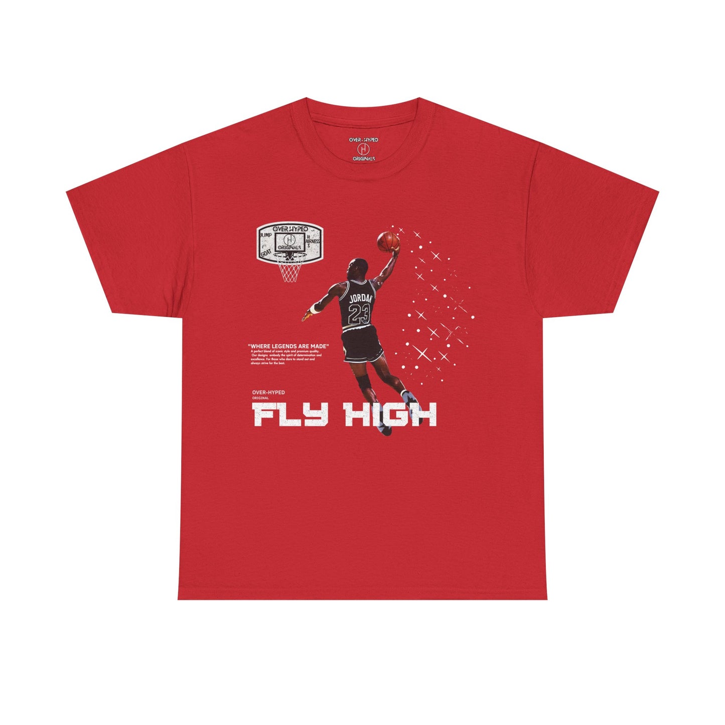 Retro 6 White Black Fly Hi Shirt