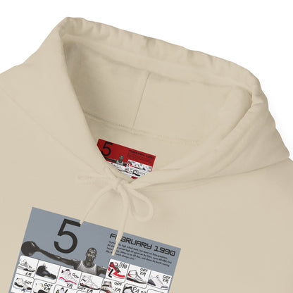 Retro 5 Black Metallic My Retro Card (Grey) Hoodie