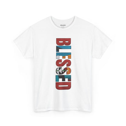 Dunk SB Turquoise Blue and Firewood Orange Blessed Shirt