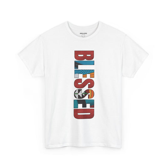 Dunk SB Turquoise Blue and Firewood Orange Blessed Shirt