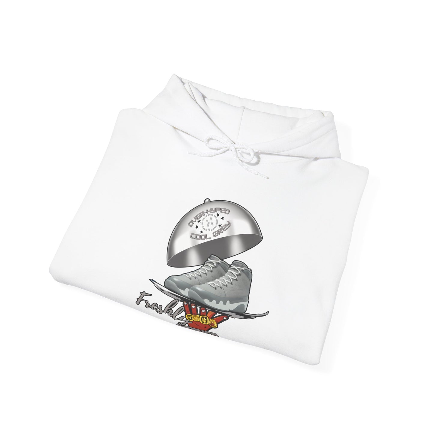 Retro 9 Cool Grey- Freshly Served Hoodie