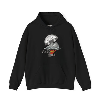 Retro 9 Cool Grey- Freshly Served Hoodie